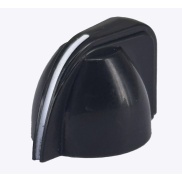 Chicken Head Black Knob 23x14mm Shaft 6x18T