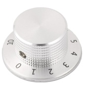 Silver Aluminum Knob 37mm with Number 0 to 10