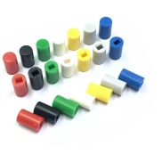 Cap Black Color 6x10mm 