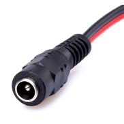 DC Power Jack 2.1x5.5mm female With Wire Cable 