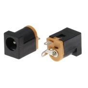 DC Power Socket 5.5x2.1mm 180C Vertical