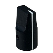 Aluminum Manley Black Knob 13x23 Shaft 6.4mm