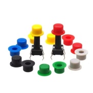 Tactile Switch Caps White Color 4.5x7.4mm Diameter 3.4mm