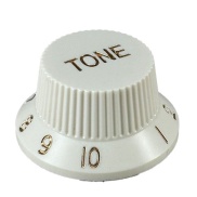 Tone Gold With Cream White Knob With number 1 to 10 Shaft 6mmx18T
