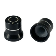 Black halo knob 15x15mm Shaft 6x18T