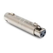 XLR Female Connector Straight Type 3 Pin