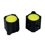 API Equalizers Black body Yellow Top 12.5x9.5mm Shaft 6.4mm
