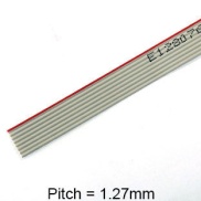 8 Conductor AWG 28 Flat Ribbon Cable 1FT (30cm) 