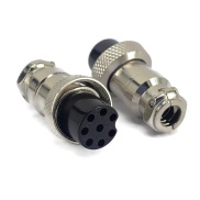 8 Pins Female circular connector 16mm GX16