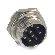9 Pins Male circular connector 16mm GX16