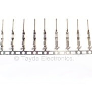 Male Dupont Terminal Connector Pins Crimp 2.54 MM