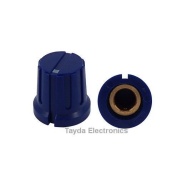 KN8F Blue Knob 16x15mm Shaft Diameter 6.00mm
