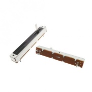50K OHM Linear Taper Slide Potentiometer PCB Mount Metal Shaft Lever Height: 15mm