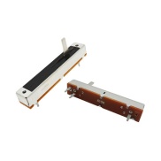 10K OHM Logarithmic Taper Slide Potentiometer PCB Mount Metal Shaft Lever Height: 15mm