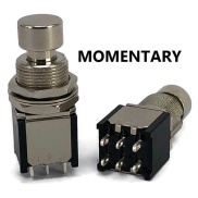 DPDT Compact Stomp Foot / Pedal Switch Momentary