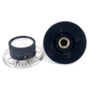 Aluminum Knob 37mm Diameter with Number Scale 0 to 9