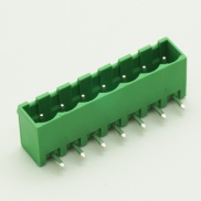 7 Pin Male Plug-In Type Vertical Terminal Block 5.08mm Side Close 5EHDRC
