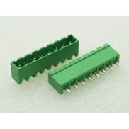 8 Pin Male Plug-In Type Terminal Block 5.08mm Side Close 5EHDRC