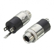 PJ-392 3.5mm Stereo Enclosed Chassis Socket Jack