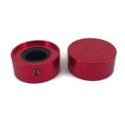 KN2310 Red Foot Switch Aluminium Knob 23x10mm