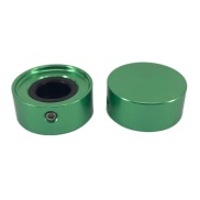 KN2310 Green Foot Switch Aluminium Knob 23x10mm