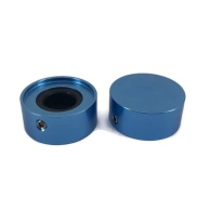 KN2310 Blue Foot Switch Aluminium Knob 23x10mm