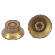 KN-2613 Gold Gibson Style Knob with White Numbering 0 to 10