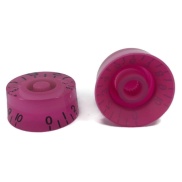C-2005 Pink Gibson Style Speed Knob with Black Numbering 0 to 10