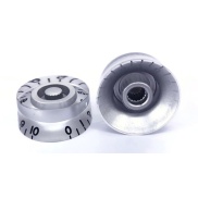 C-2005 Grey Gibson Style Speed Knob with Black Numbering 0 to 10 