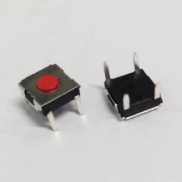 Tact Switch 6.2*2.5 Through Hole SPST-NO Red Button