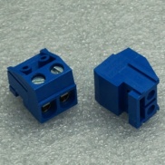 DG332 Screw Terminal Block 2 Positions 5mm Blue Color