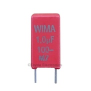 1uF 100V 10% Polyester Film Box Type Capacitor WIMA MKS2
