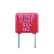 47nF 0.047uF 100V 10% Polyester Film Box Type Capacitor WIMA MKS2