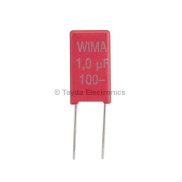 1uF 100V 5% Polyester Film Box Type Capacitor WIMA MKS2