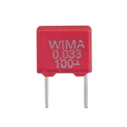 33nF 0.033uF 100V 10% Polyester Film Box Type Capacitor WIMA MKS2