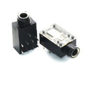 6.35mm 1/4" Stereo Audio Microphone Socket Jack PCB 9 Pin
