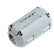 Ferrite Clamp Noise Filter Diameter Cable 9mm Gray Color