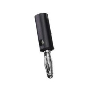 4mm Banana Male Plug Black