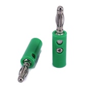 4mm Banana Male Plug Green