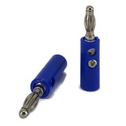 4mm Banana Male Plug Blue