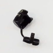Black Strain Relief Bushing for AC Cord Flat Shape