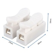 2 Pin Cable Connectors Quick Splice Lock Wire