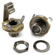 6.35mm 1/4" Mono Chassis Socket / Jack