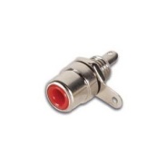 Phono-Socket RCA Chassis Mounting Red