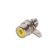 Phono-Socket RCA Chassis Mounting Yellow