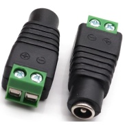 DC Power Female Plug 5.5x2.1mm with Screw