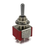 Mini Toggle Switch 1M Series DPDT On-Off-On