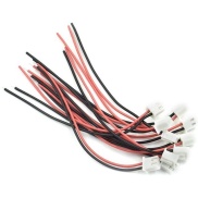 2 Pins JST XH-2.54 Female connector with Wire Cable AWG26 Length 30cm