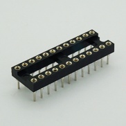 24 Pin Machine Tooled IC Socket 0.3''
