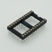 24 Pin Machine Tooled IC Socket 0.6"